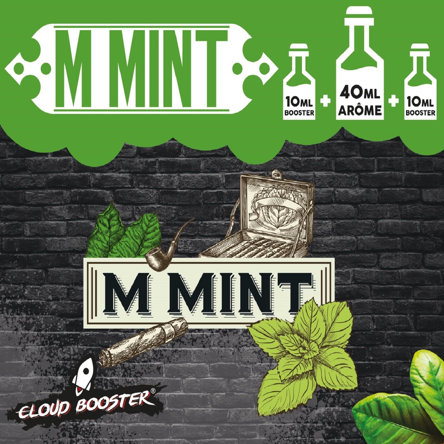 M Mint 40 ml - Cloud Booster