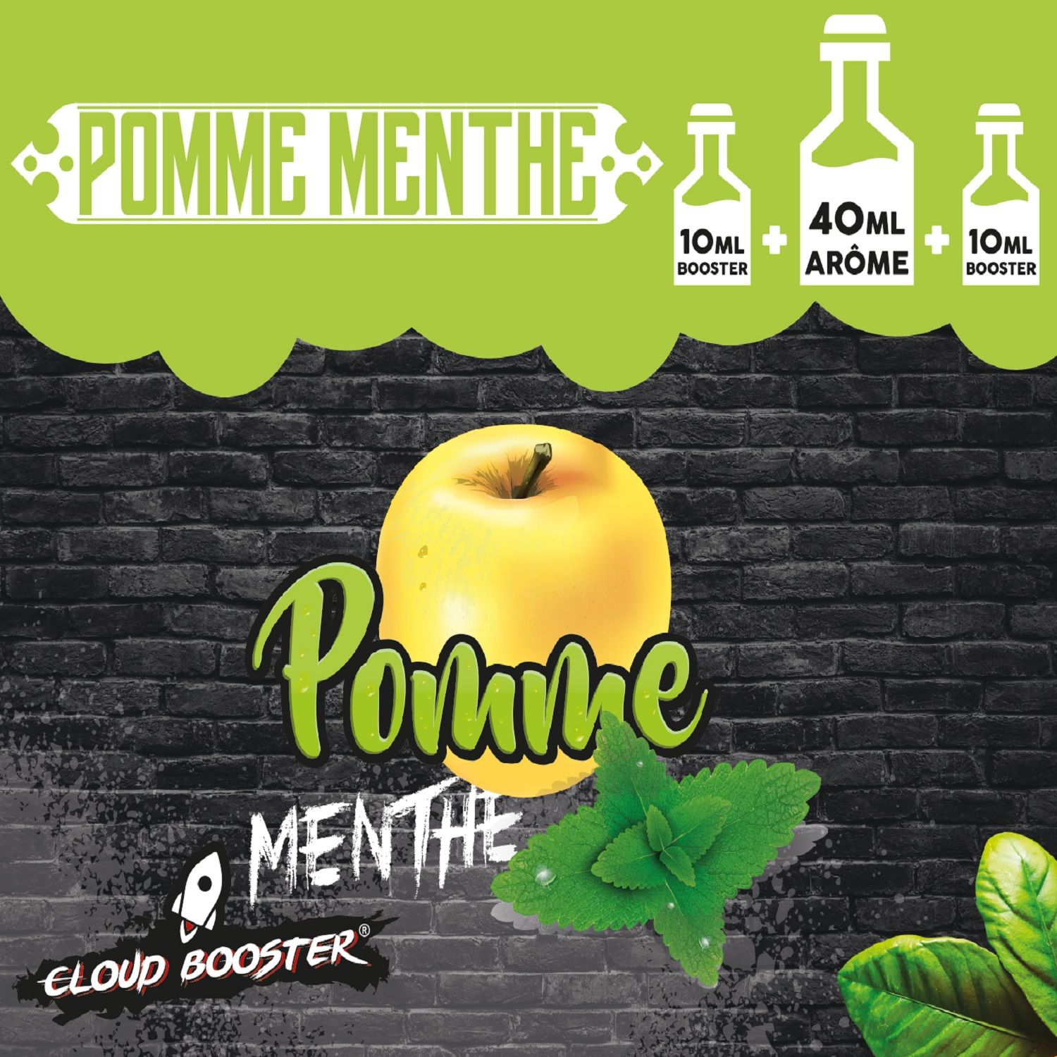 Pomme Menthe 40 ml - Cloud Booster