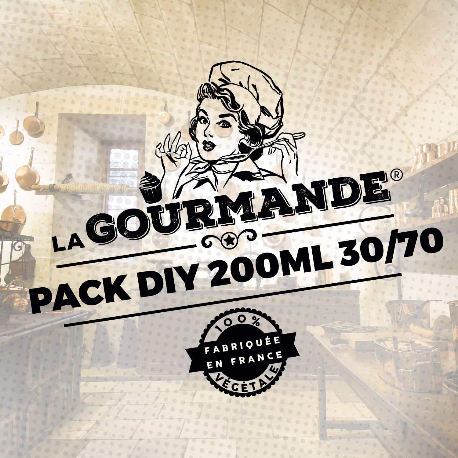 Pack DIY 200ml 30/70 La Gourmande