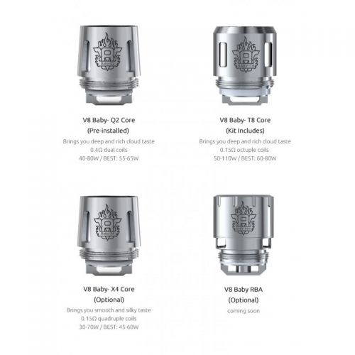 Lot de 3 Résistance TFV8 Baby