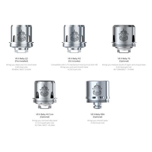 Lot de 3 Résistance TFV8 x-Baby