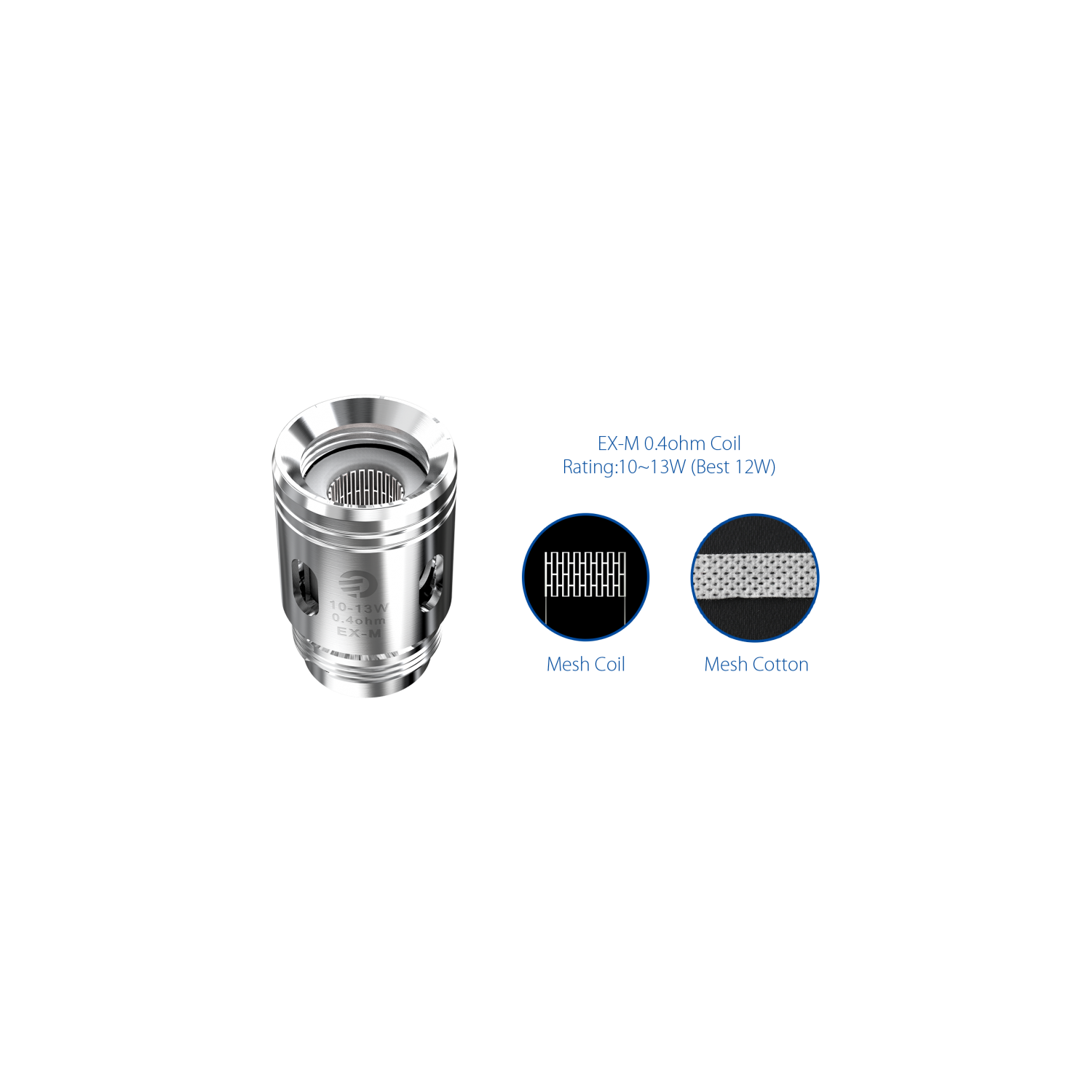 Lot de 5 resistances  EX - M 0,40ohm