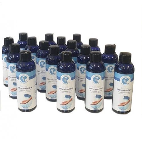 10 x 100 ml Solution hydroalcoolique recommandée par l'OMS