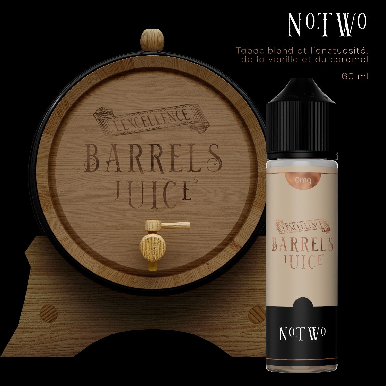 Tabac N° Two   60 ml - Barrels Juice