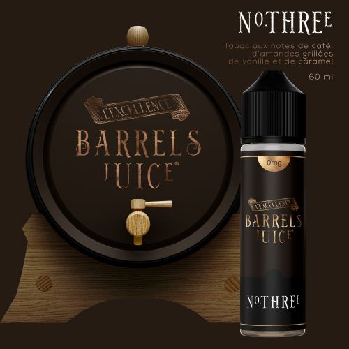 Tabac N° Three  60 ml - Barrels Juice