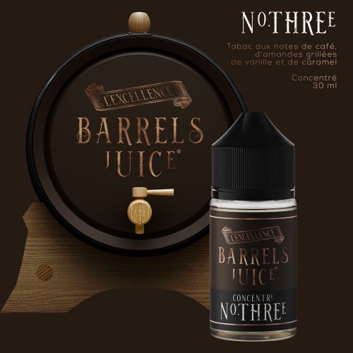 Tabac N° Three  60 ml - Barrels Juice