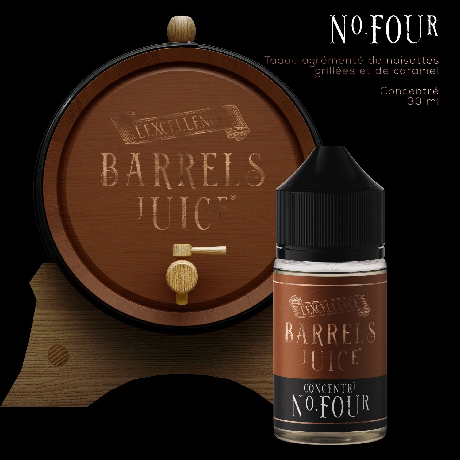 Tabac N° Four   60 ml - Barrels Juice