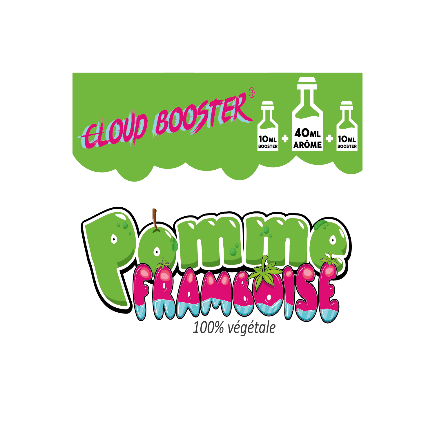 Pomme Framboise 40 ml - Cloud Booster