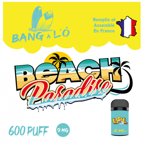 beach paradise  9 mg - 2 ml - Eassy Fast