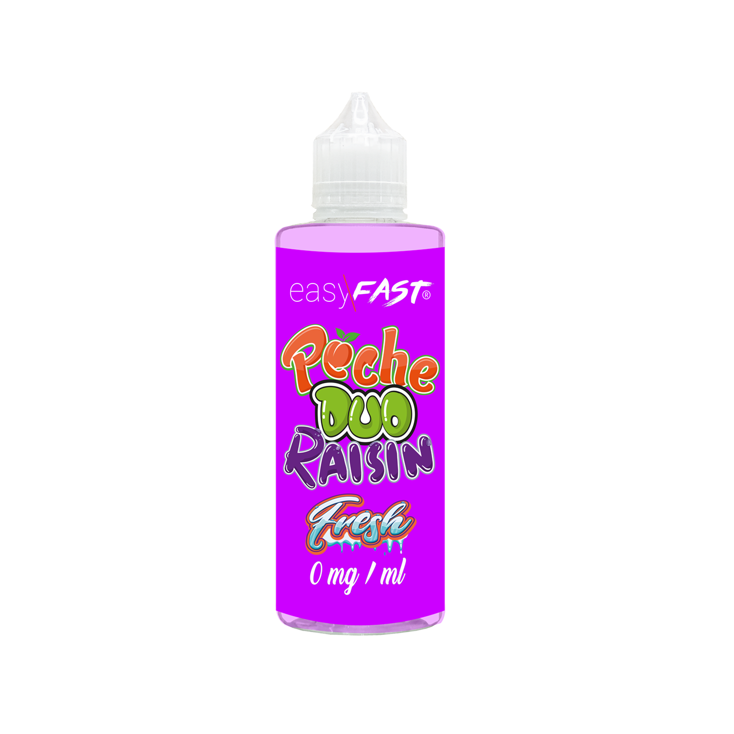 Duo Pêche Raisin Fresh - 200 ml -prêt à vaper - Easy/Fast
