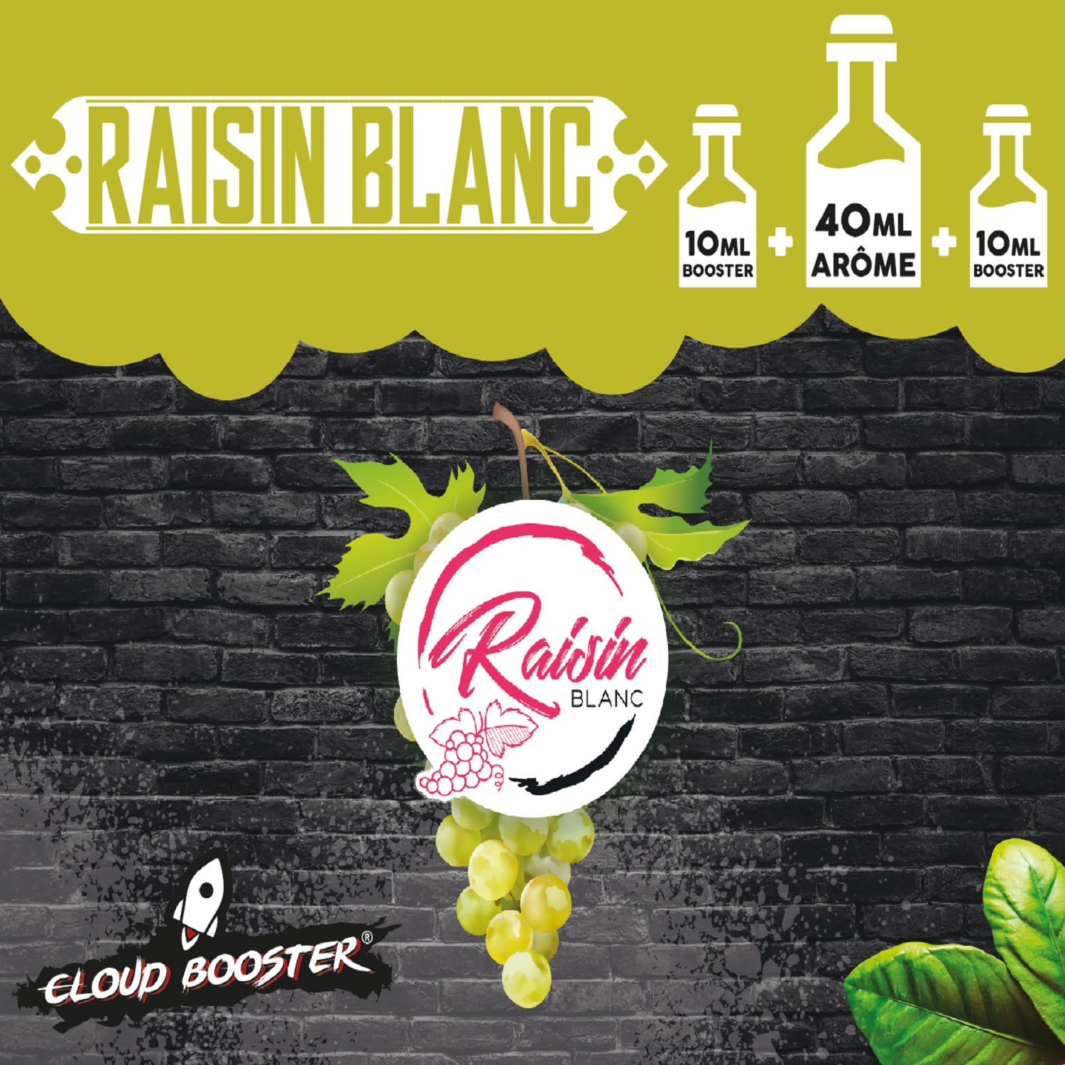 Raisin Blanc 40 ml - Cloud Booster