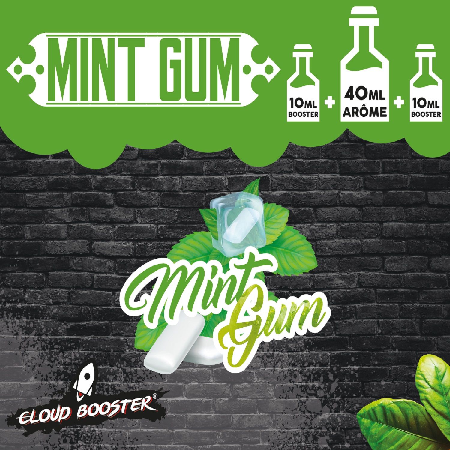 Mint Gum 40 ml - Cloud Booster